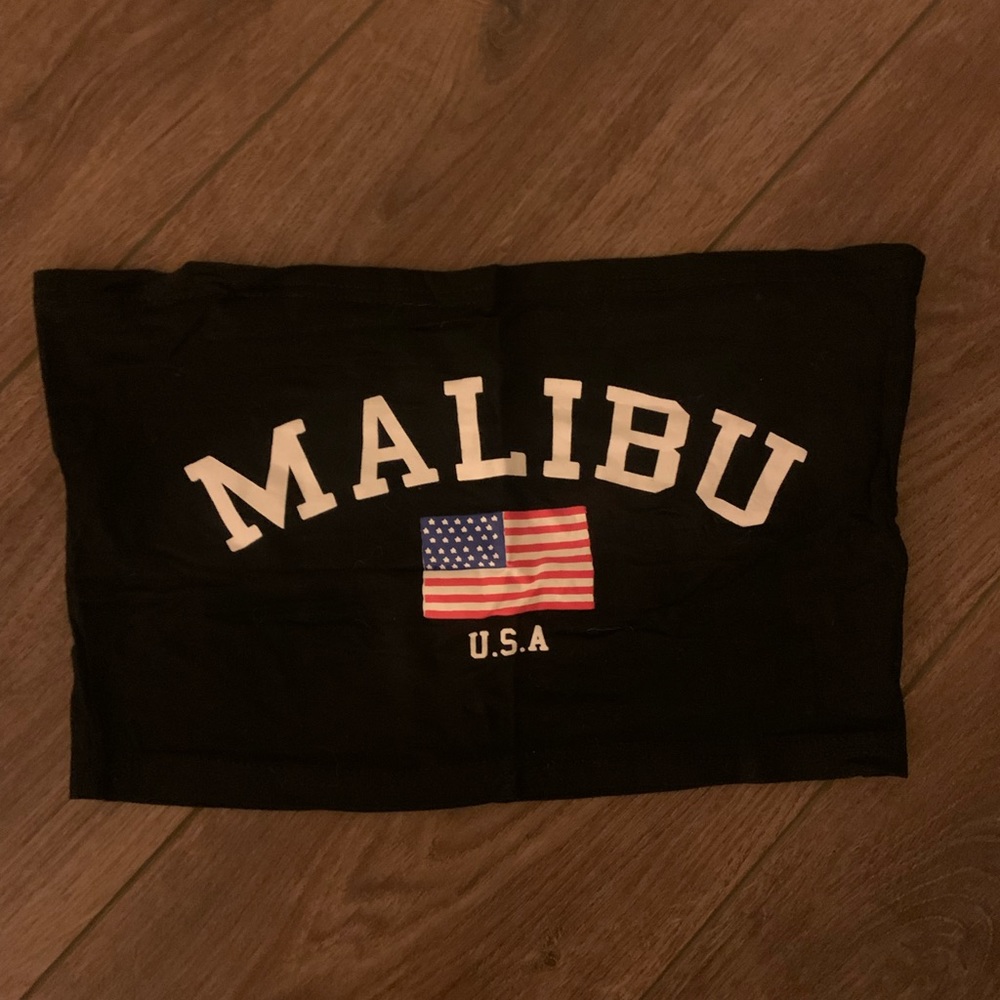 Malibu Graphic Crop Top